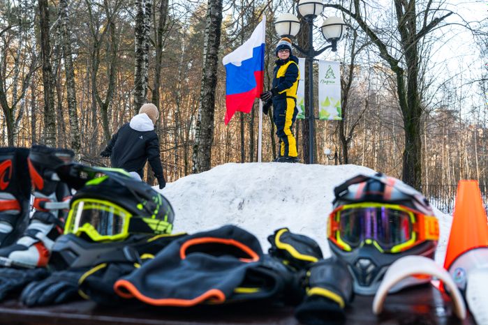 Спортивное мероприятие «Зимние рекорды» в детском городке «Сказочный»