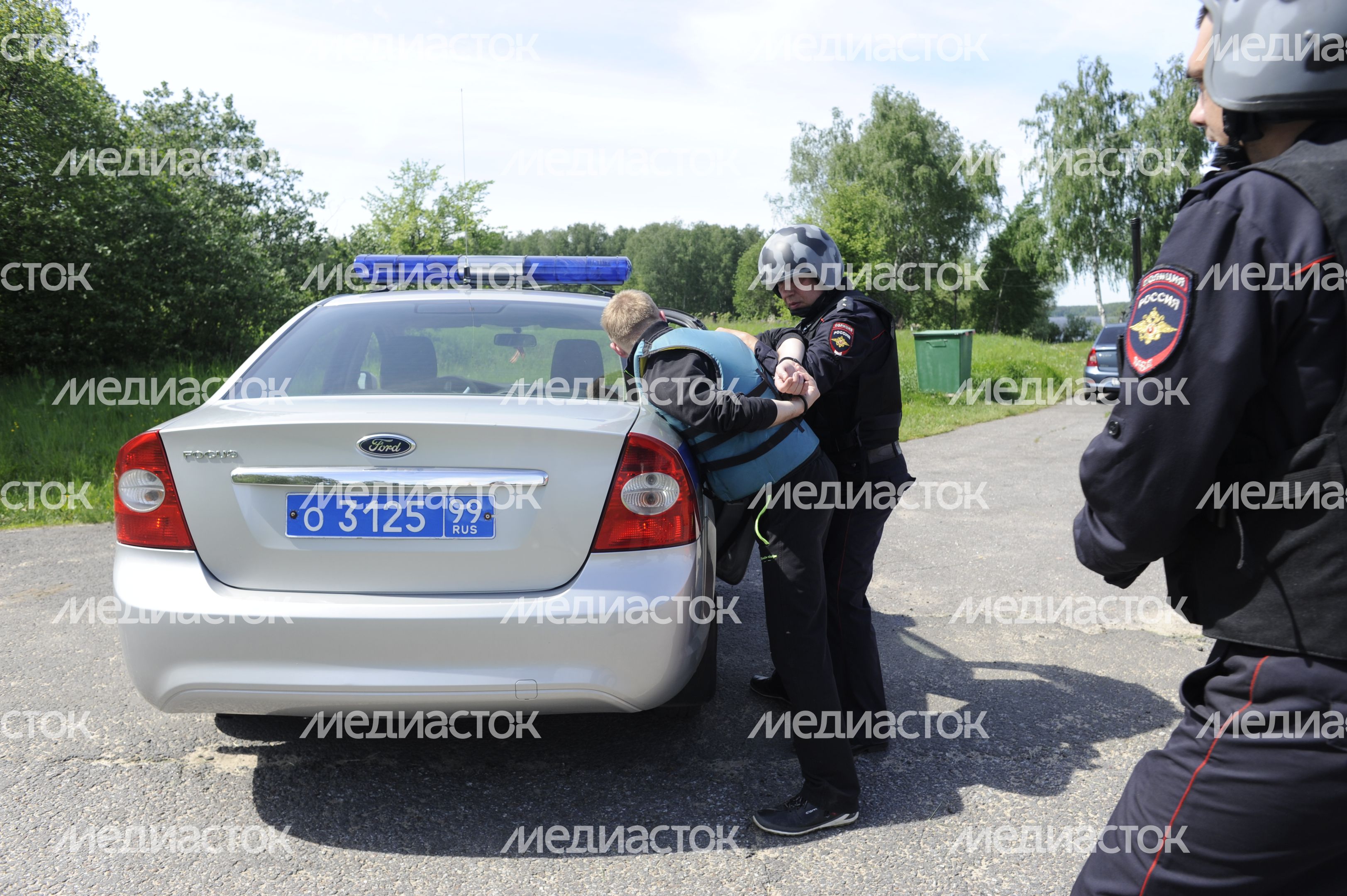 Учения вневедомственной охраны на Учинском водохранилище