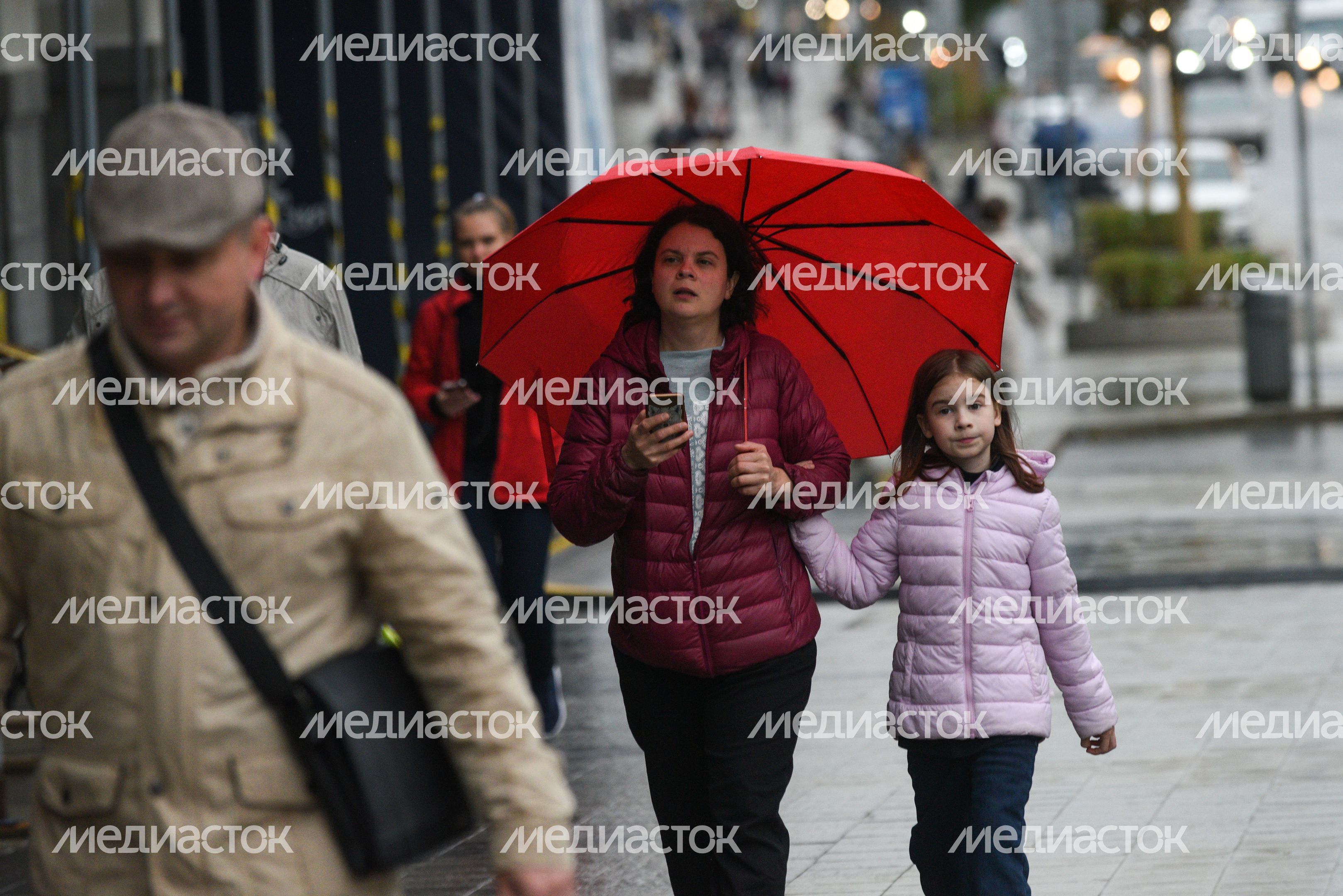 Дождливая погода в Москве