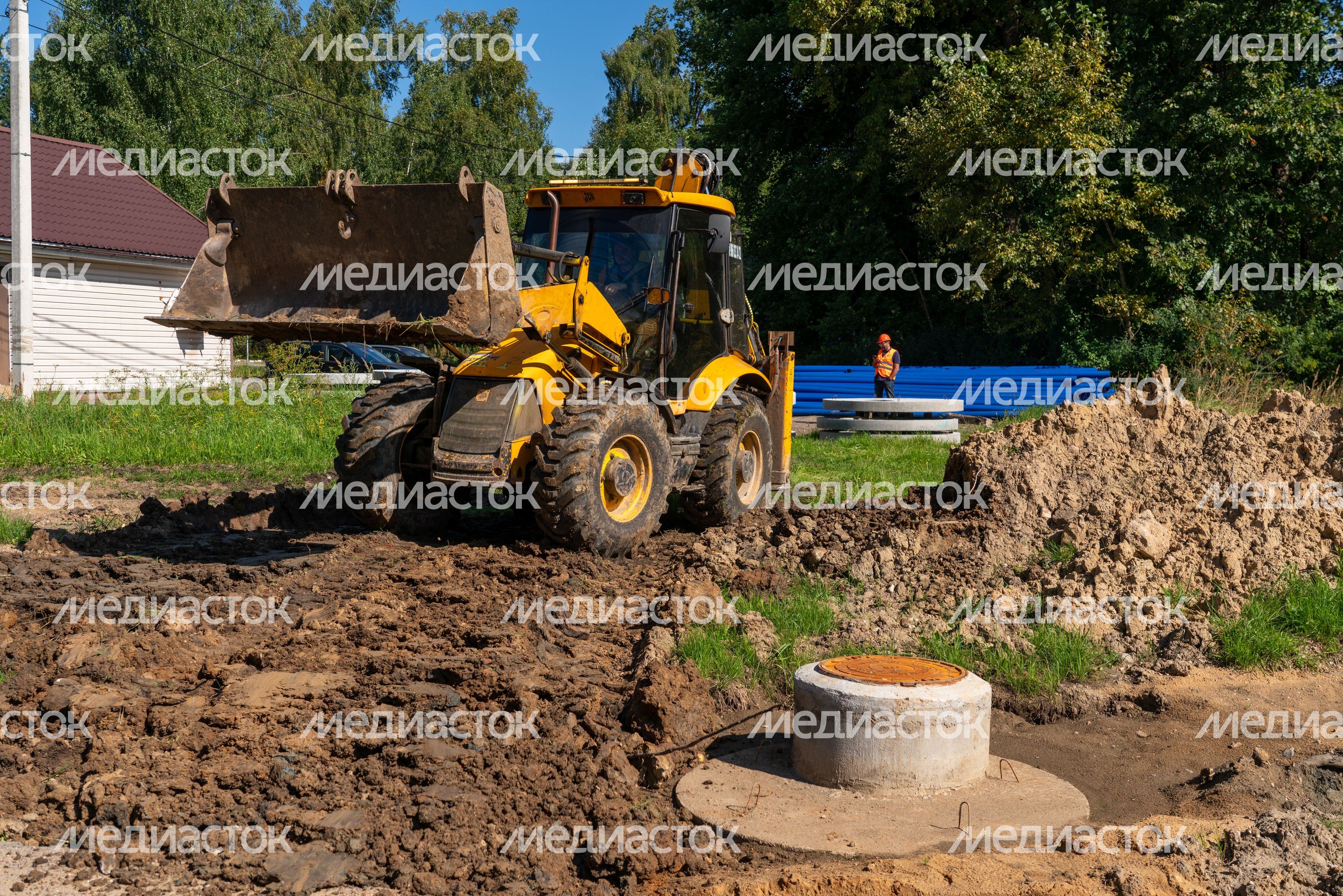 Ремонт трубопровода холодного водоснабжения в поселке Бородинское Поле Можайского округа Ремонт трубопровода холодного водоснабжения в поселке Бородинское Поле Можайского округа