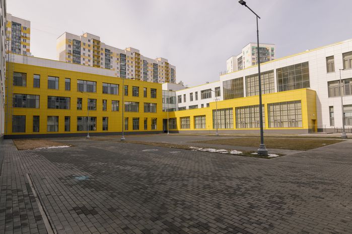 Новый корпус школы №14 в микрорайоне 25А в Мытищах