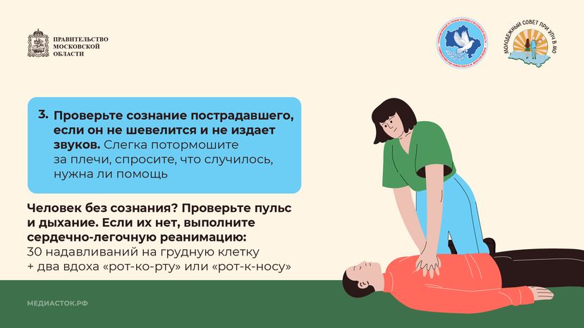 Как оказать первую помощь Молсовет горизонталь 05