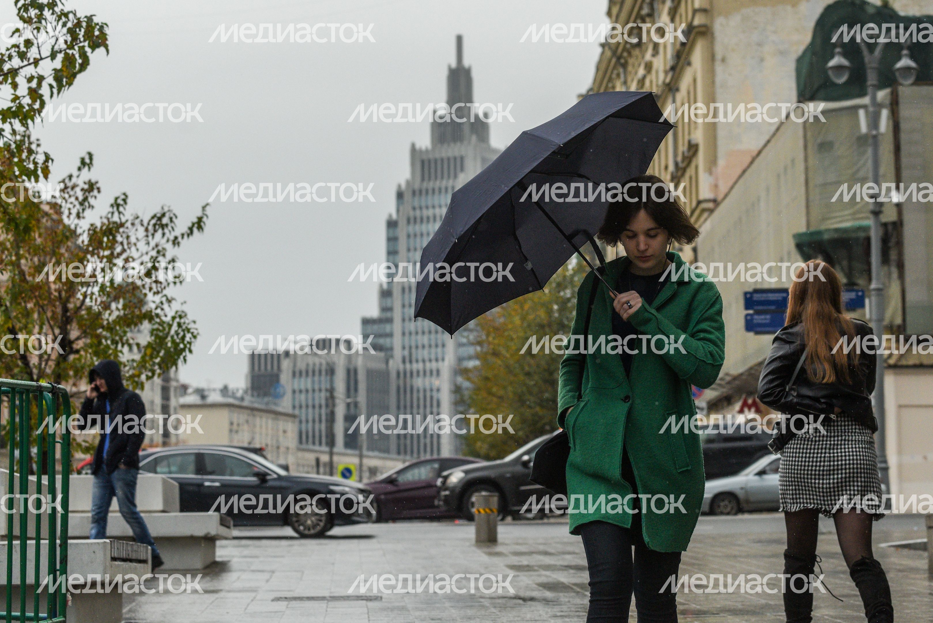 Дождливая погода в Москве