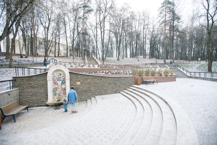 Раменское. Городской парк культуры и отдыха. Зима