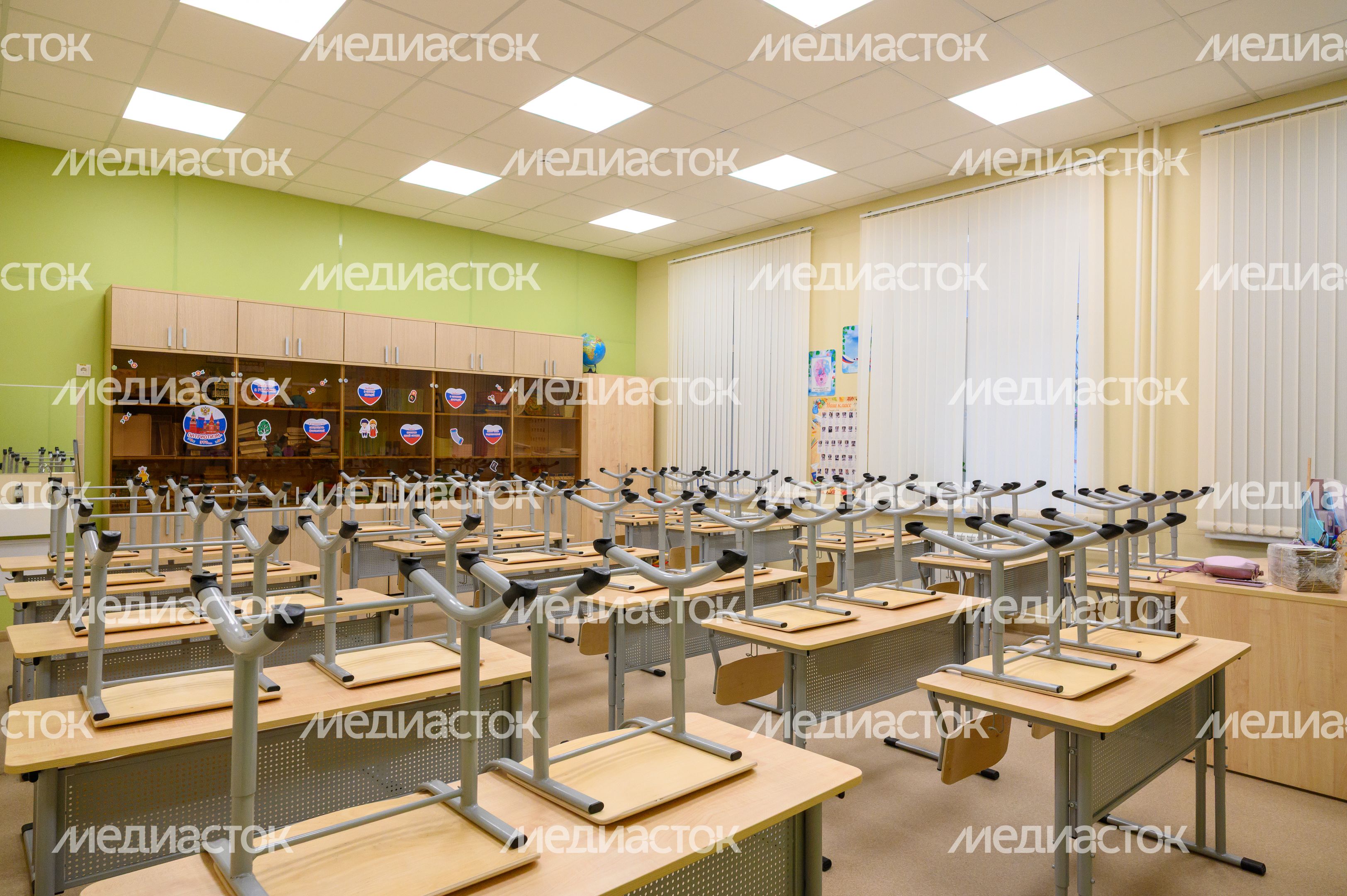 Учебный класс лицея №14 после капитального ремонта в Щелково Учебный класс лицея №14 после капитального ремонта в Щелково