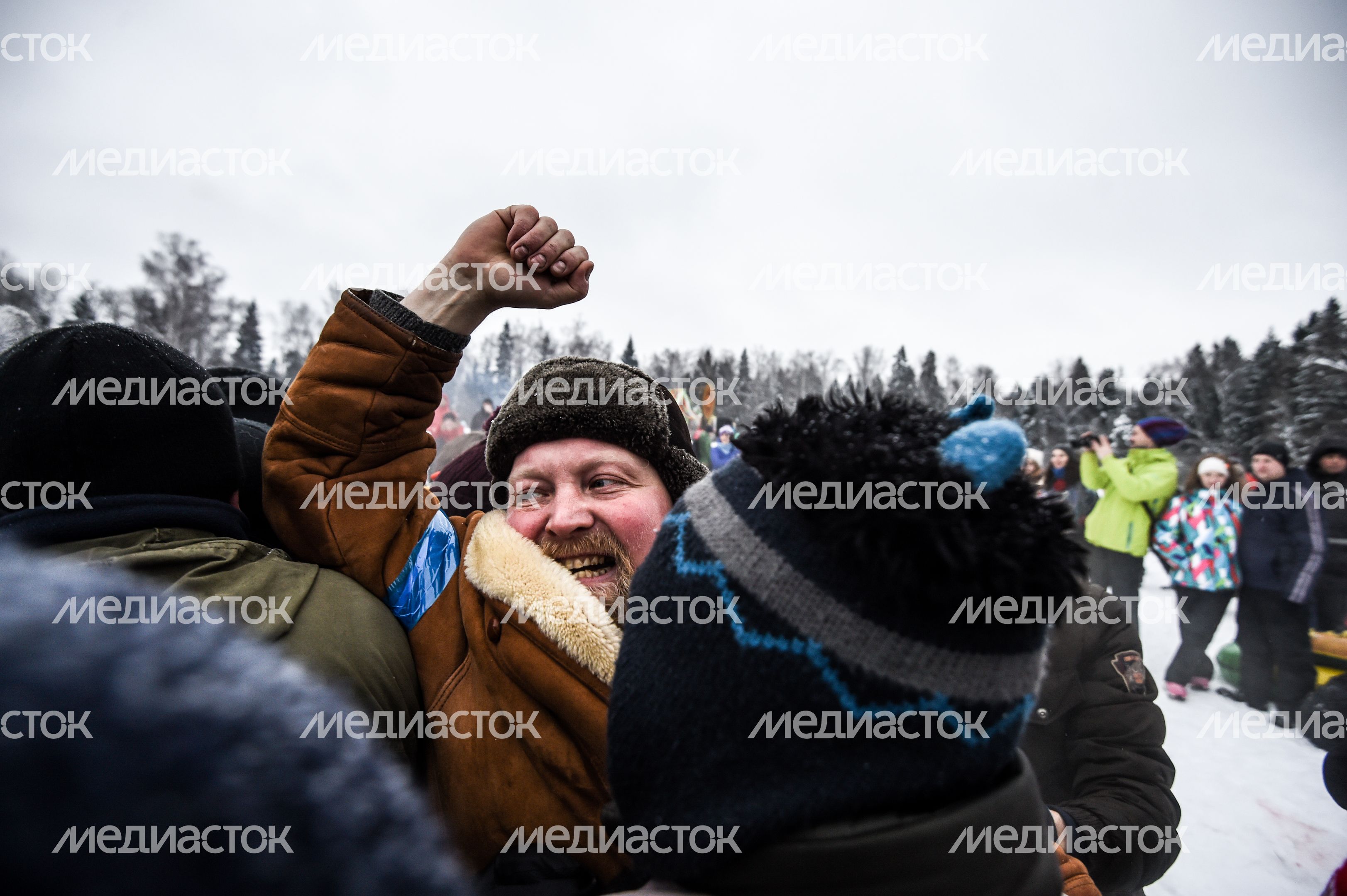 Празднование Масленицы в Копнино