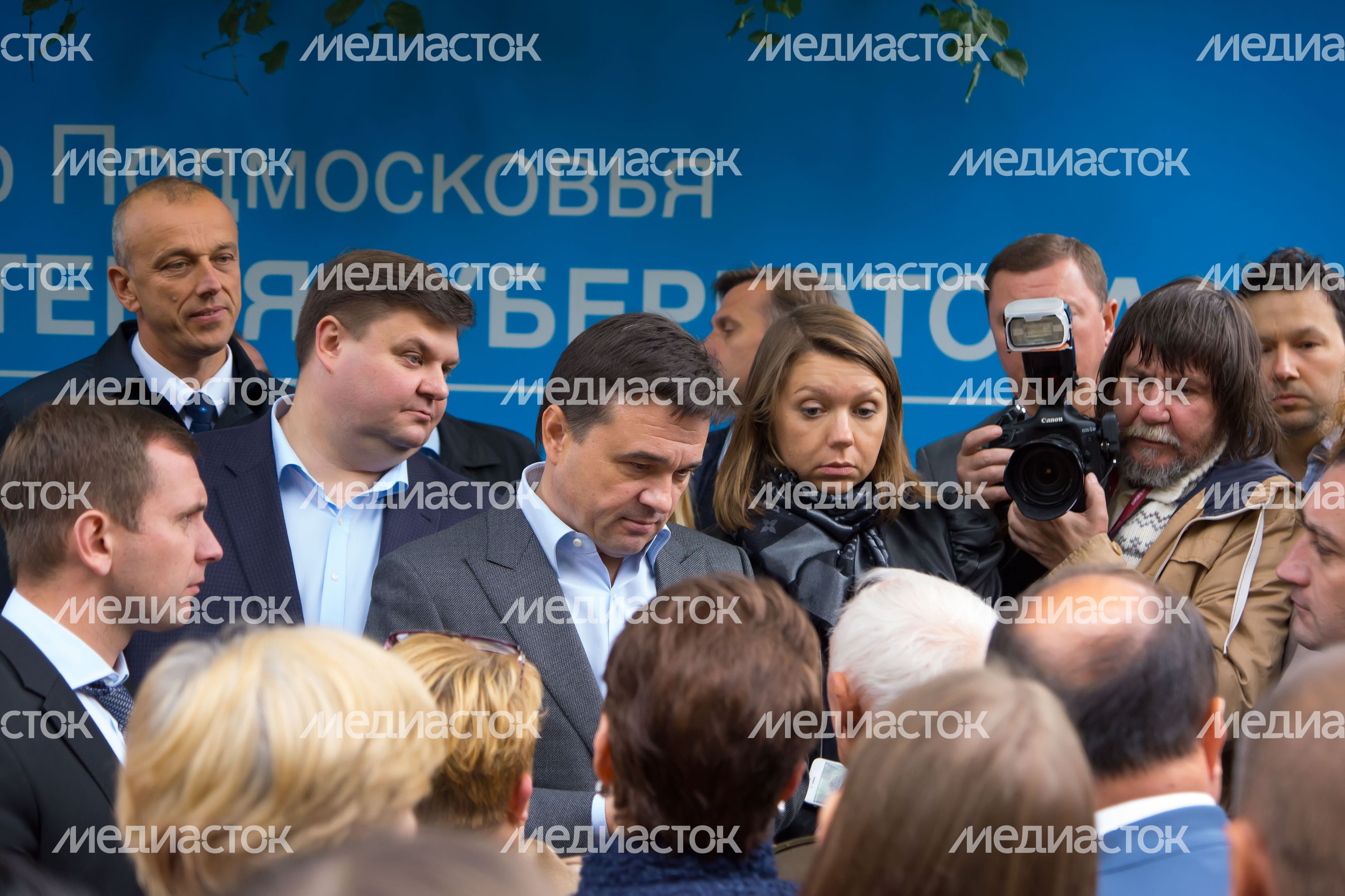 Губернатор Московской области на встрече с жителями Подольска