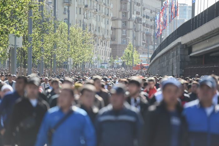 Празднование Ураза‑байрам в Москве в 2018 году