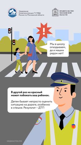 Внимание пешеход Вертикаль 03
