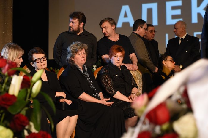 Прощание с актером Алексеем Баталовым в Доме кино в Москве