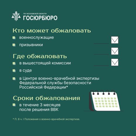 Как обжаловать заключение военно-врачебной комиссии Квадрат 03