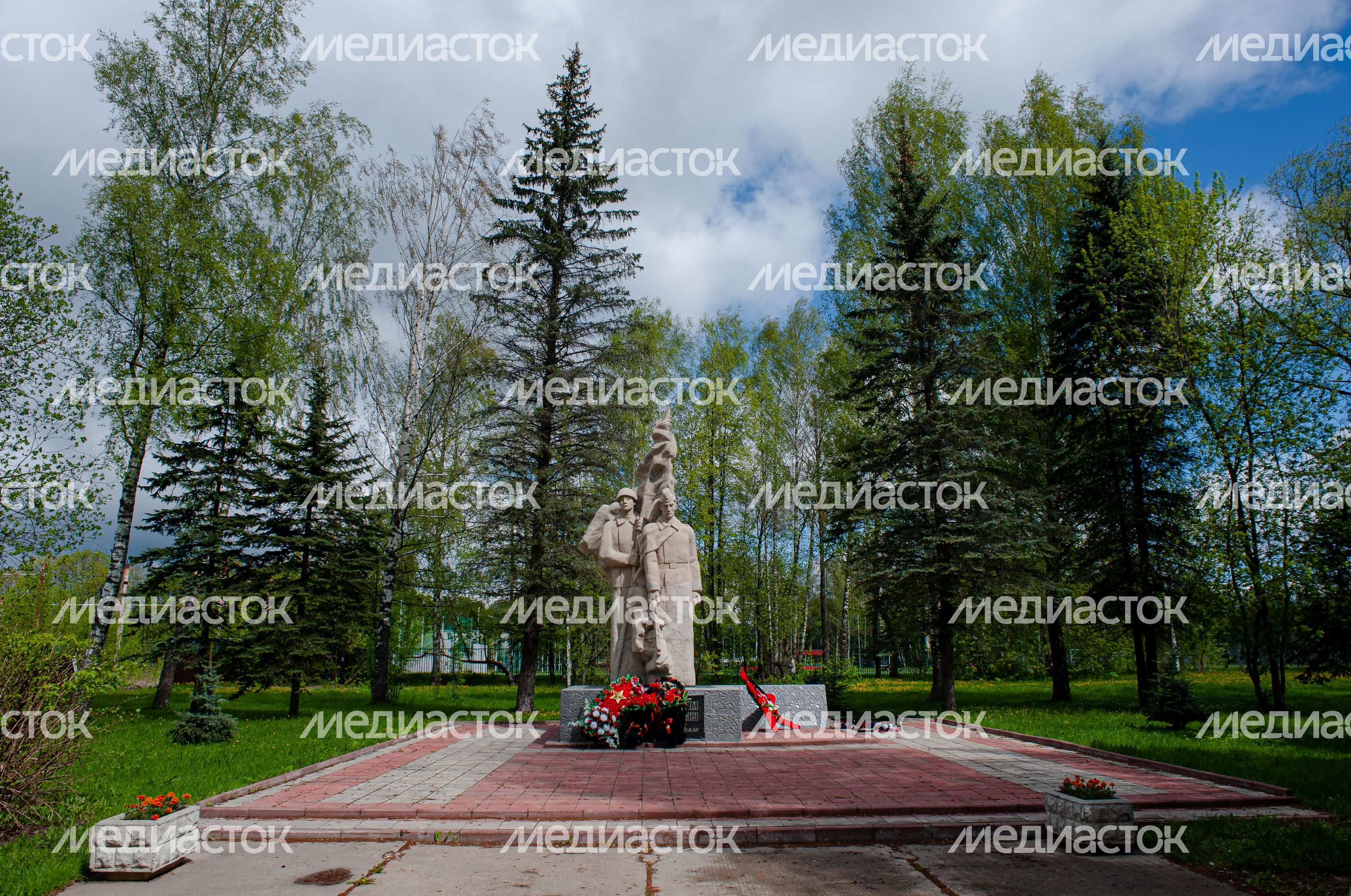 Весенние виды города Хотьково