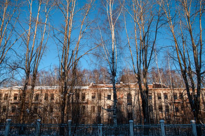 Зимние виды города Калязин