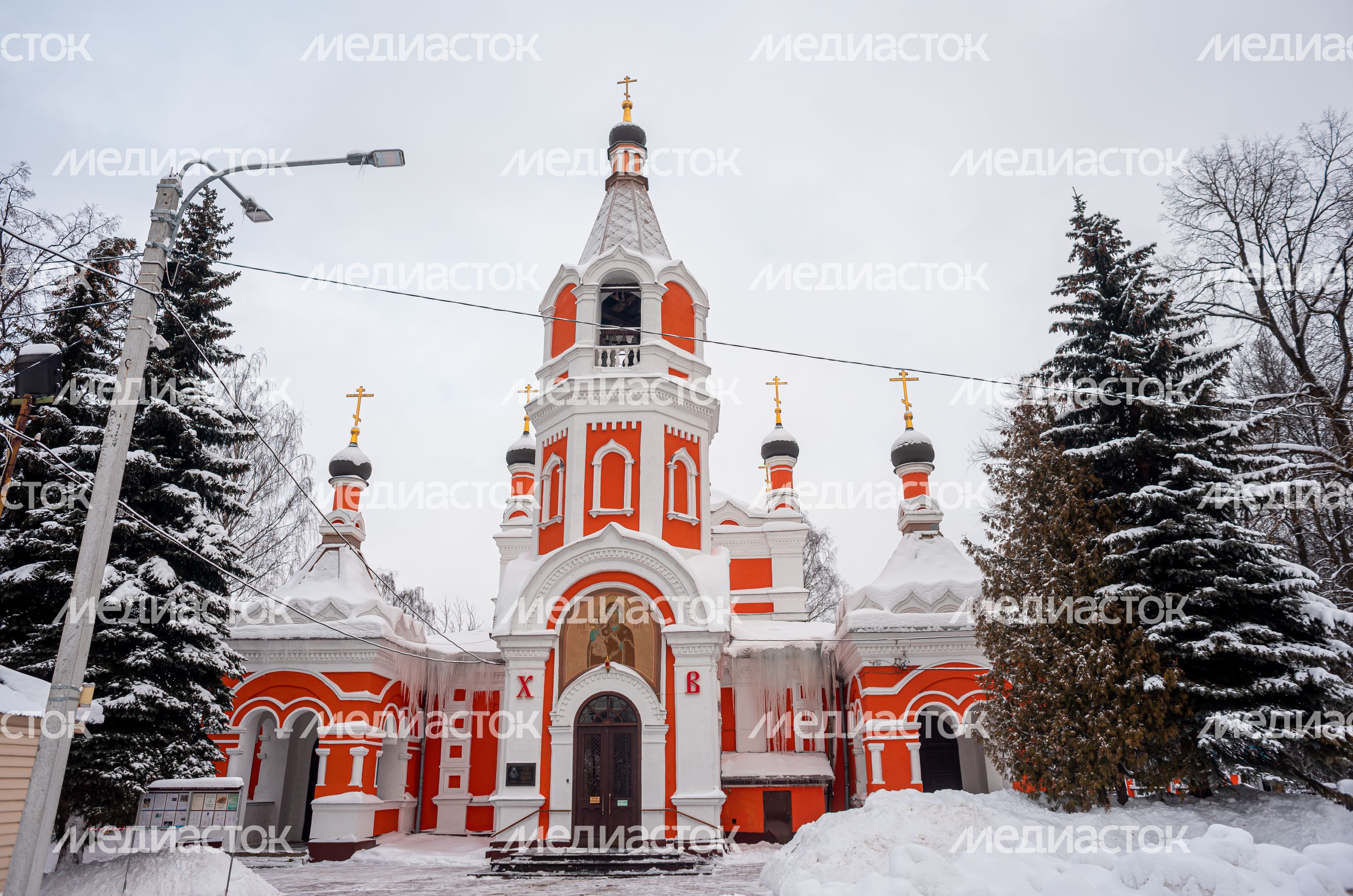 Зимние виды города Солнечногорск