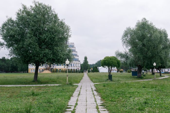 Пляж в селе Троицкое