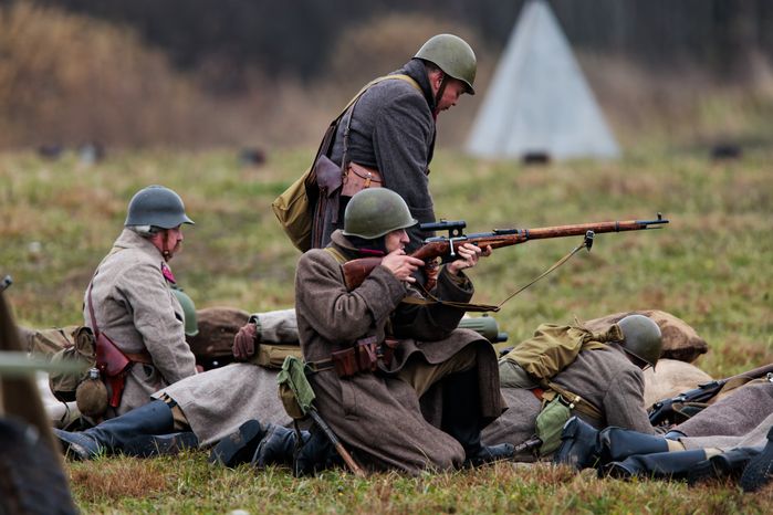 Военно-исторический фестиваль «Москва за нами. 1941 год» на Бородинском поле