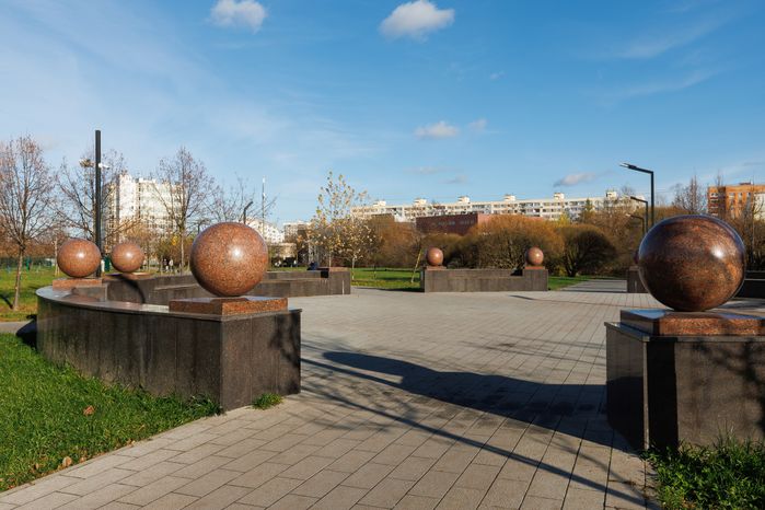 Городской парк культуры и отдыха Долгопрудного осенью