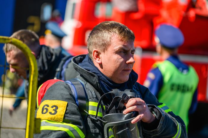 Соревнования спасателей в Ногинске Богородского округа