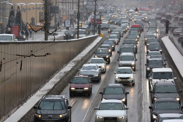 Автомобильное движение в Москве