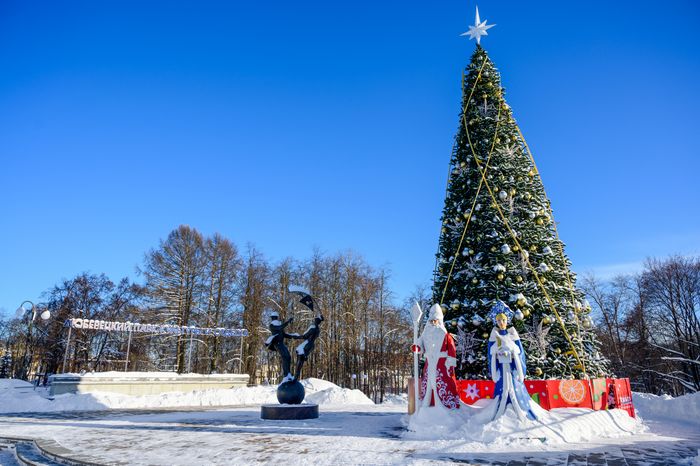 Люберецкий центральный парк культуры и отдыха зимой