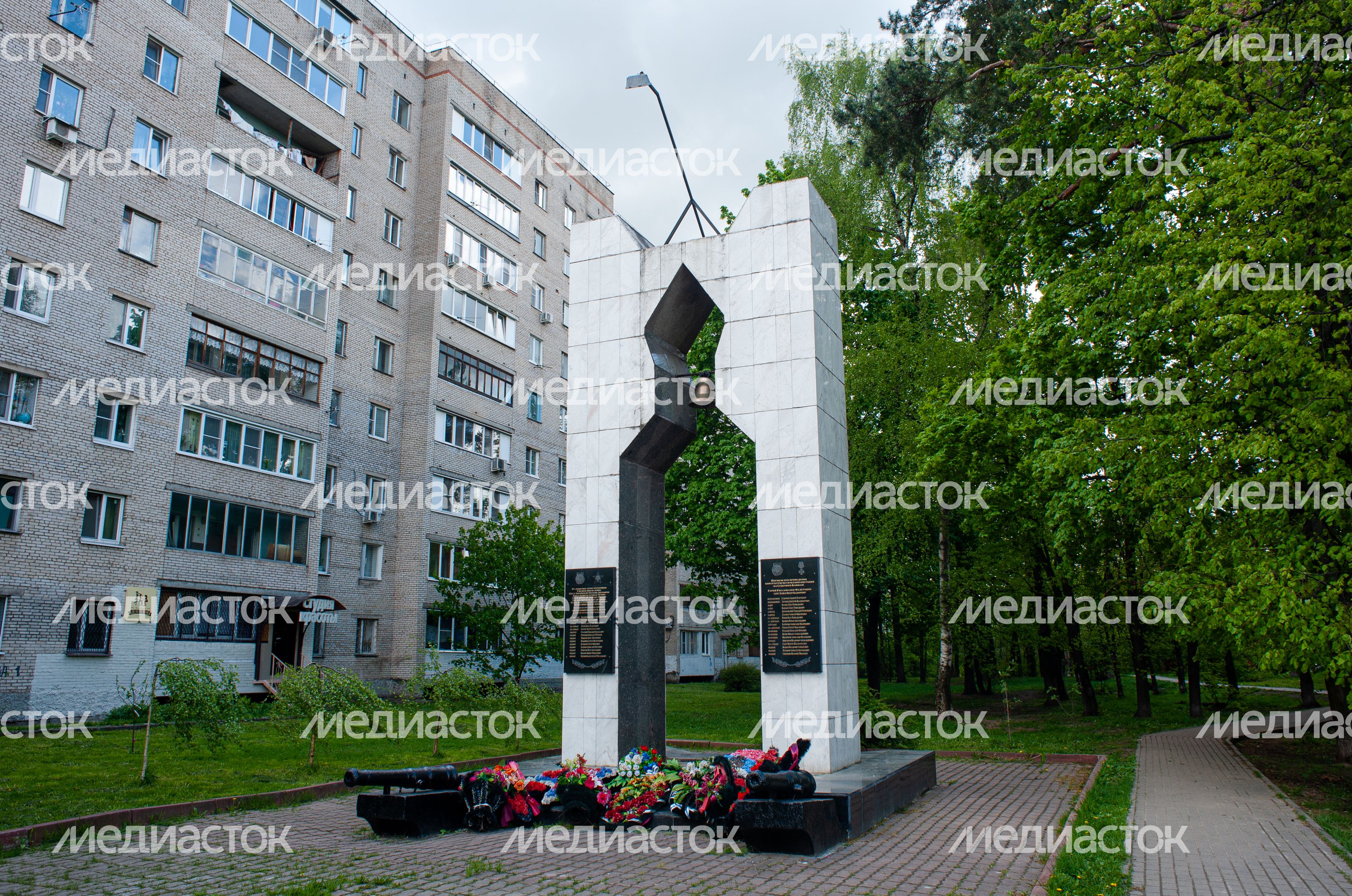 Весенние виды города Пушкино
