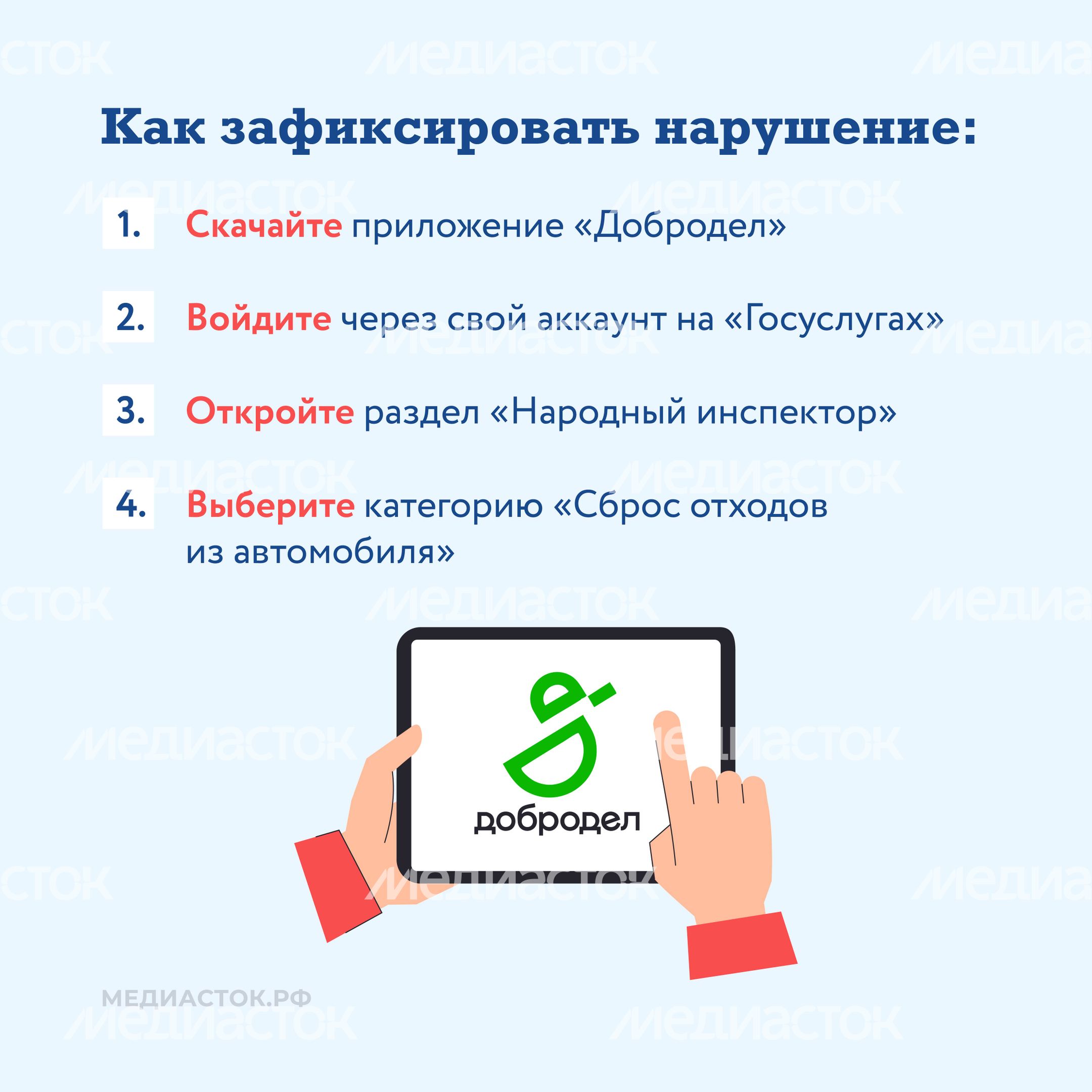 Сброс отходов из авто квадрат 03