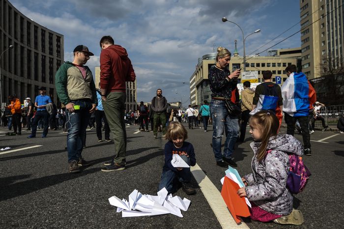 Митинг против блокировки Telegram в Москве