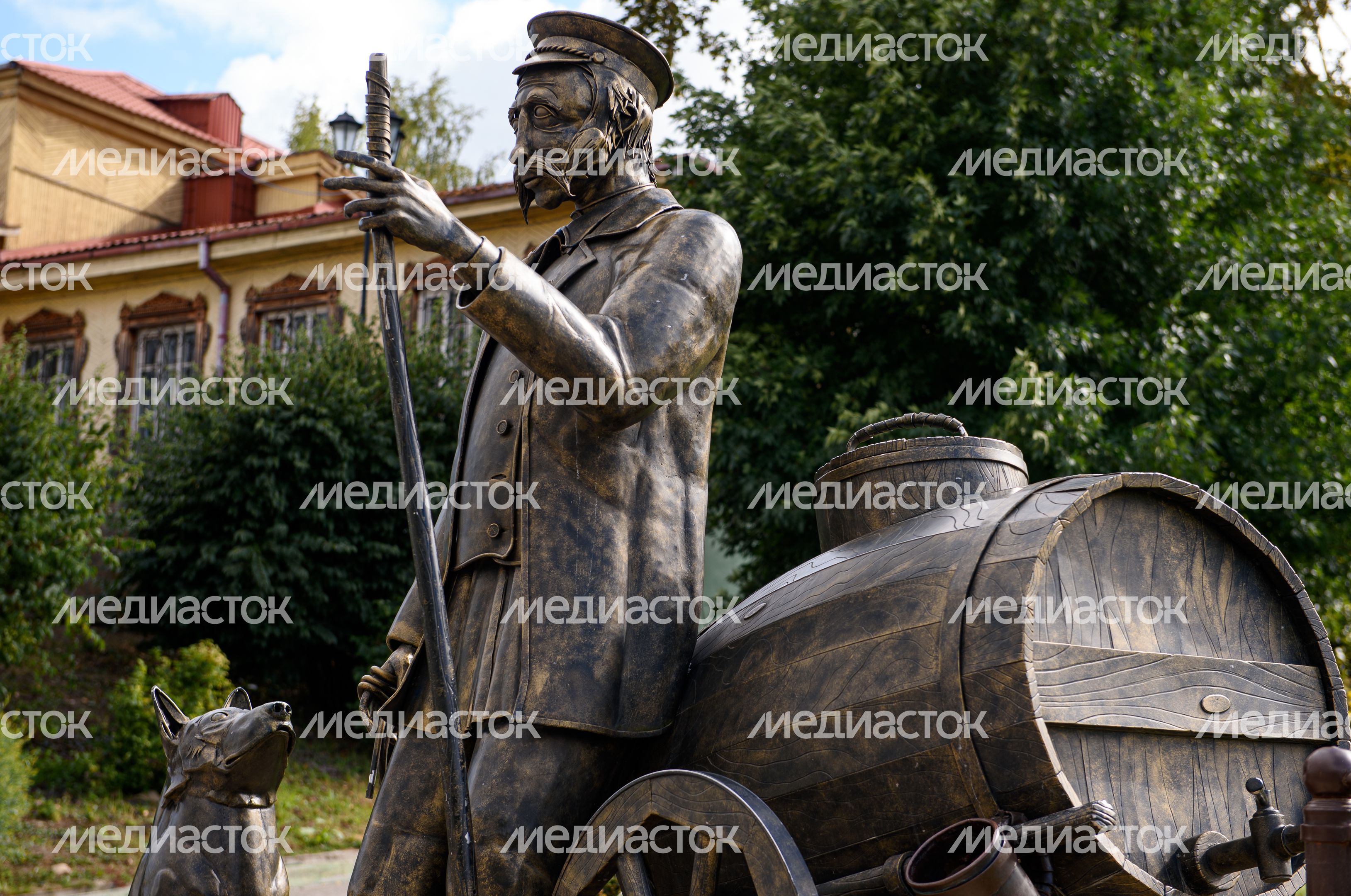Коломна. Памятник водовозу Коломна. Памятник водовозу