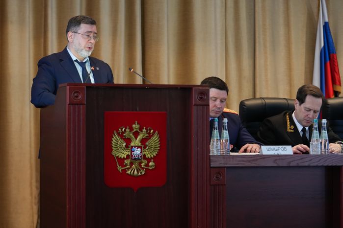 Андрей Храпов на заседании коллегии Главного управления МВД России по региону