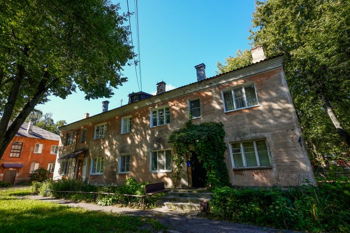 Старые дома на ул. Крупской в Ступино