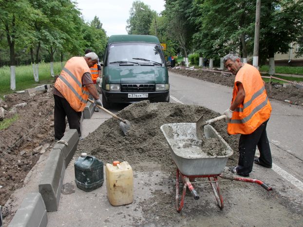 Укладка бордюров в Кашире