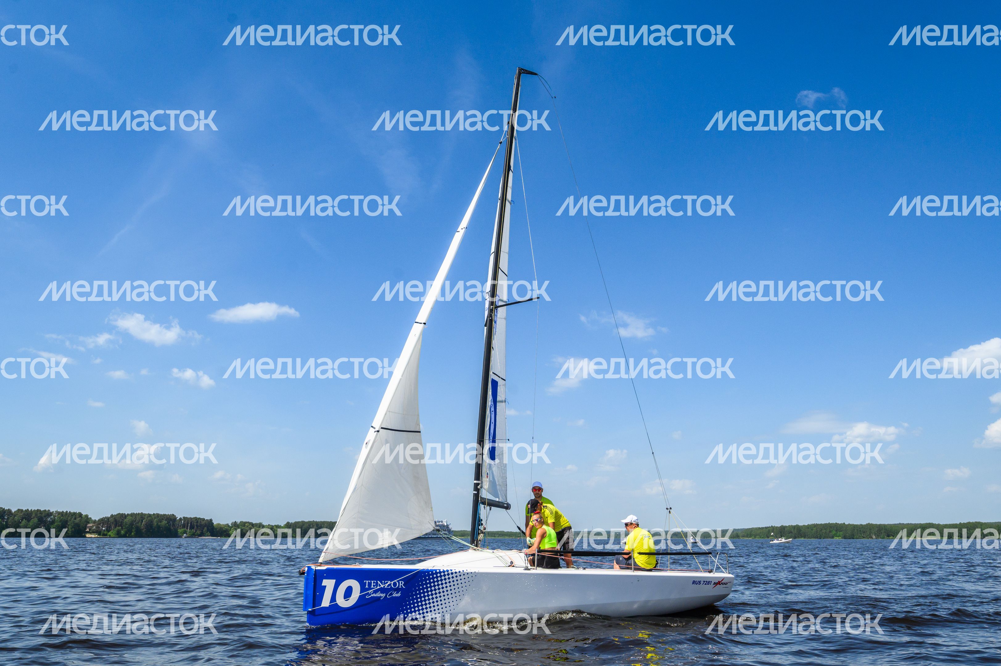 Регата на Пестовском водохранилище в Мытищах