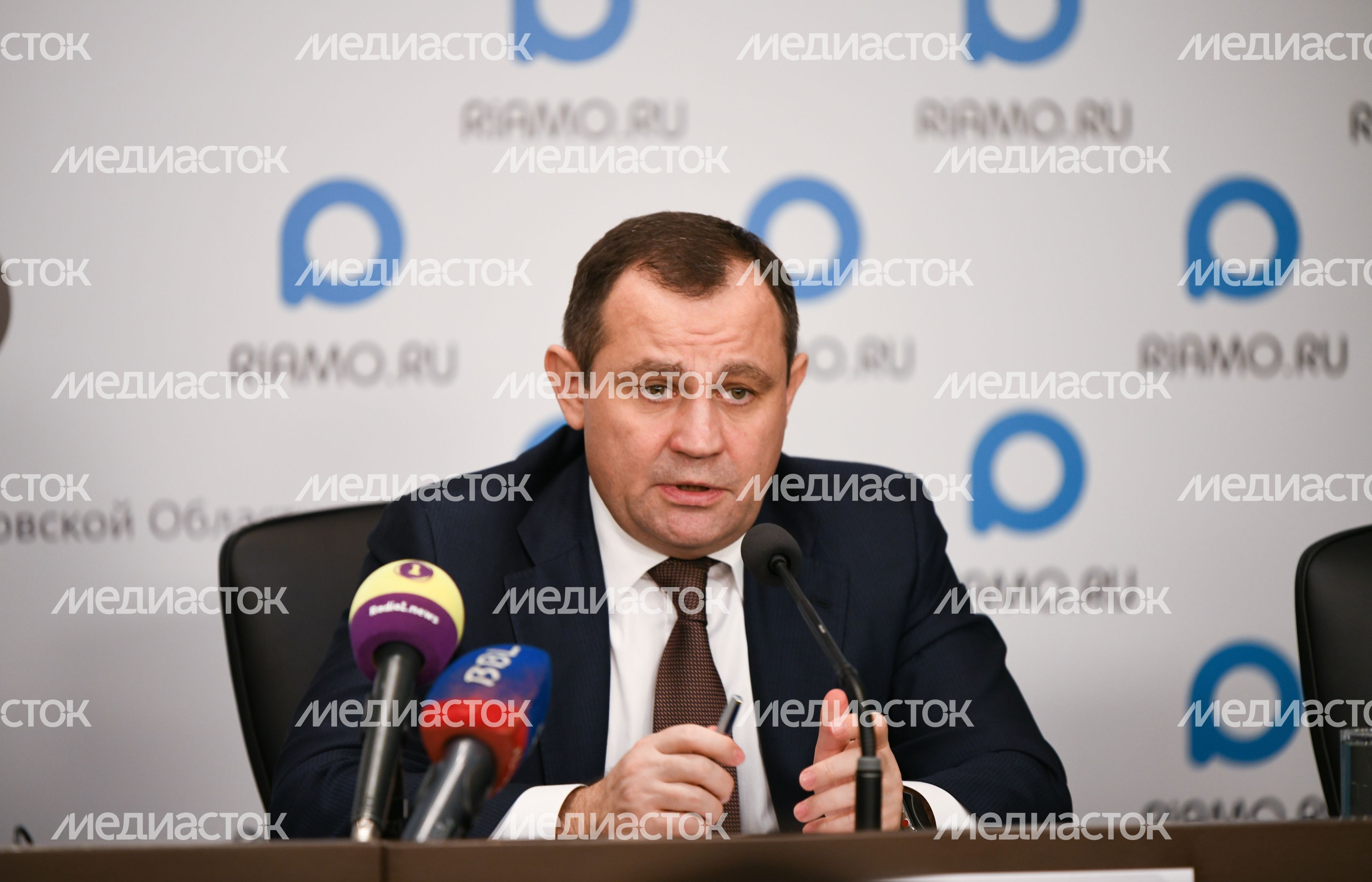 Пресс-конференция председателя Мособлдумы Игоря Брынцалова Пресс-конференция председателя Мособлдумы Игоря Брынцалова