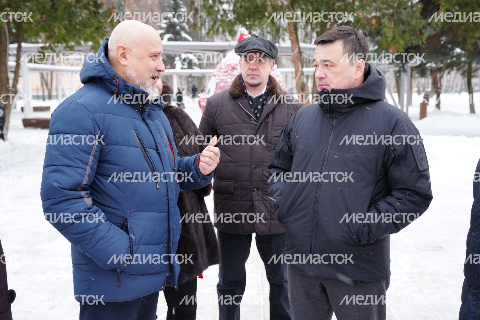 Проверка Губернатором Центрального парка культуры и отдыха в Пушкино