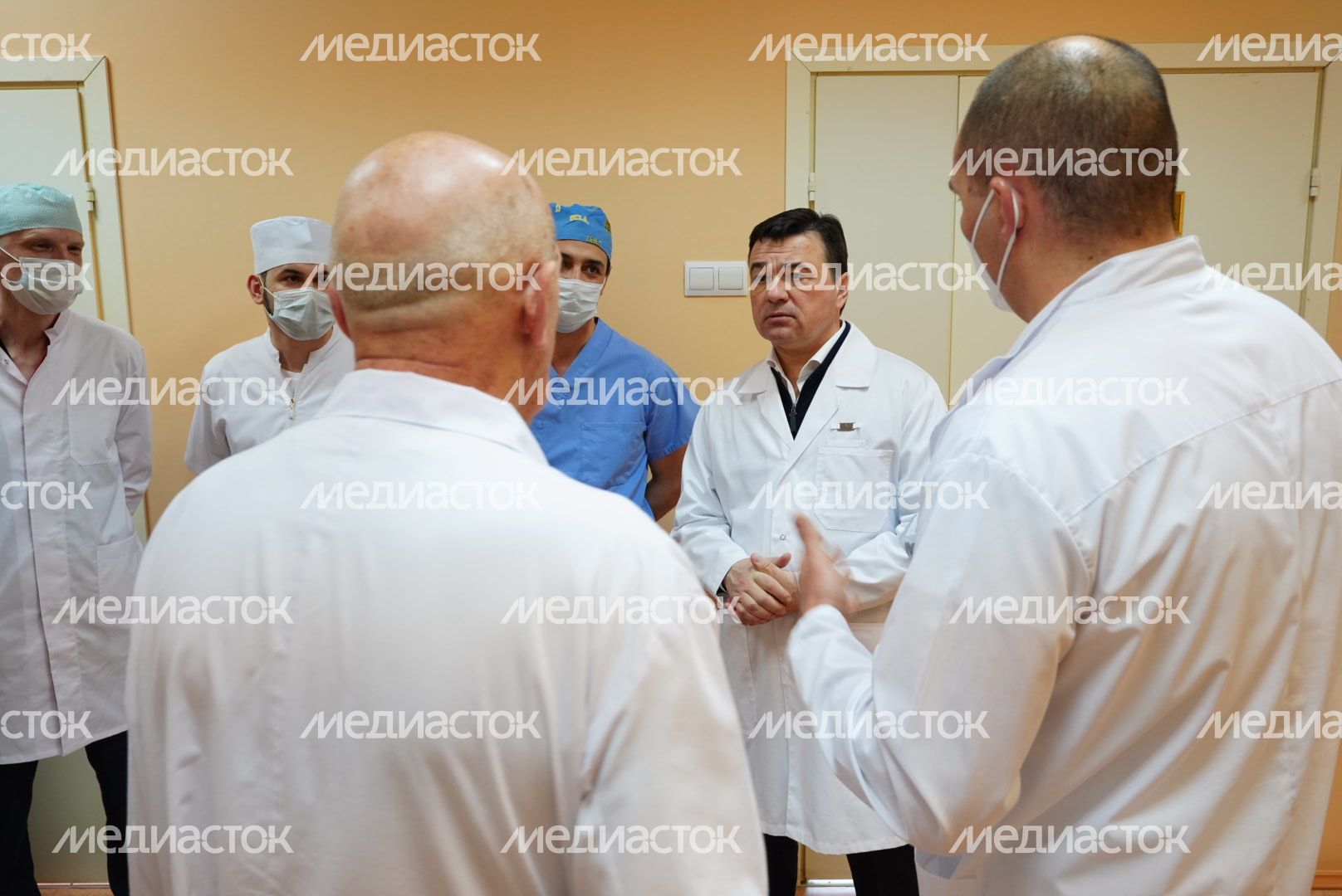 Посещение Губернатором Подмосковья Воскресенской областной больницы