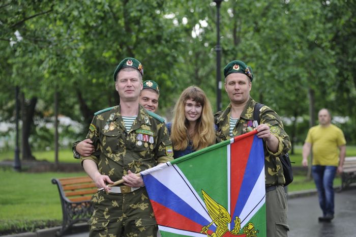 День пограничника в Москве
