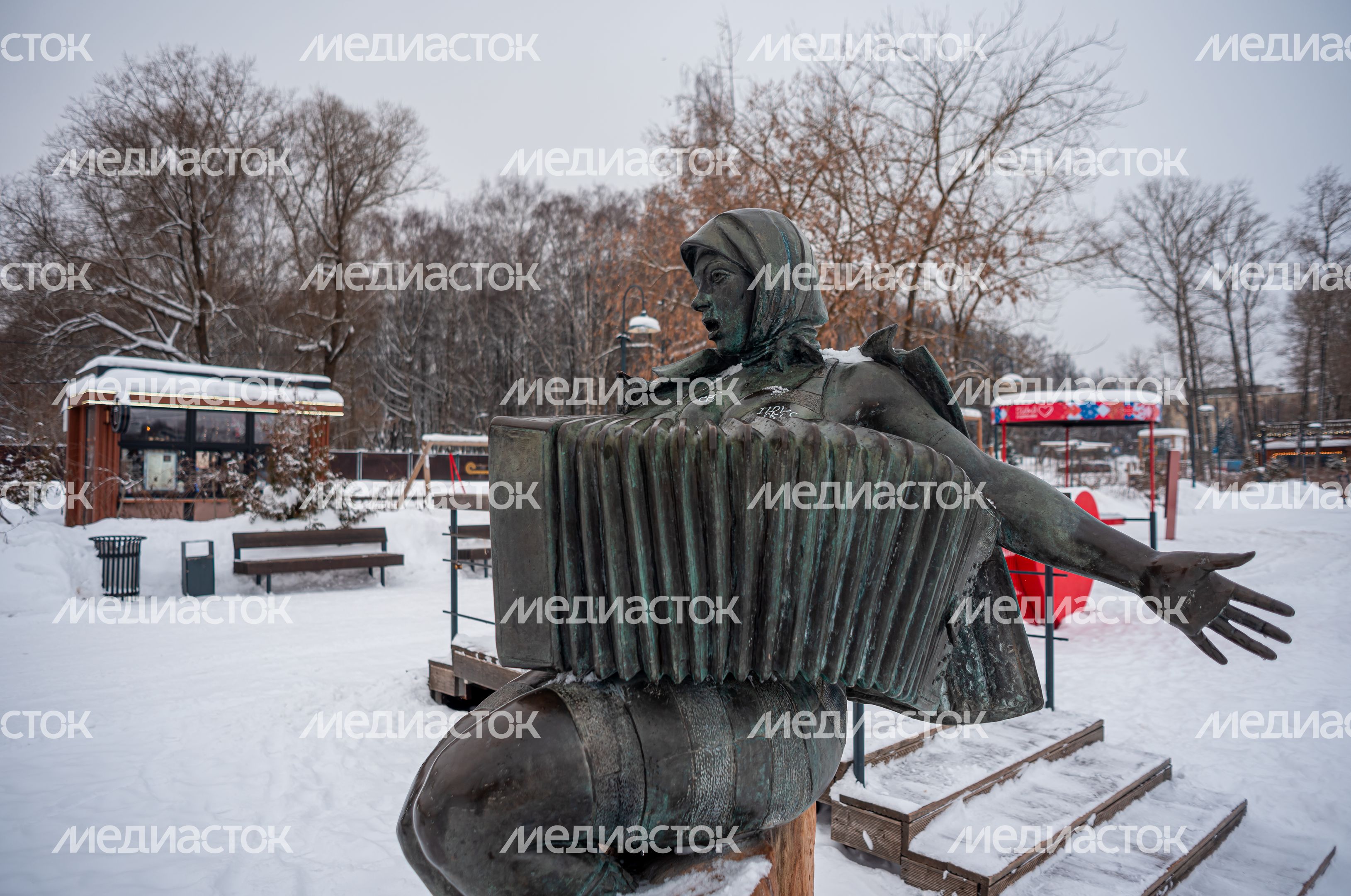 Зимние виды города Солнечногорск