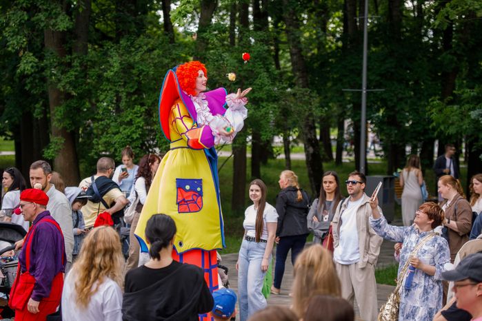 Праздник в честь Дня защиты детей в парке им. Л.Н. Толстого в Химках