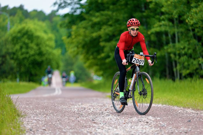 Первый велозаезд серии Gran Fondo Gravel Race в парке Малевича Одинцовского округа