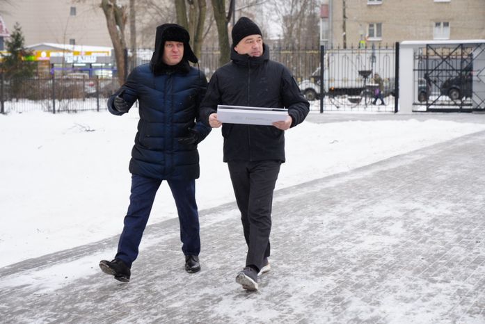 Проверка Губернатором Центрального парка культуры и отдыха в Пушкино
