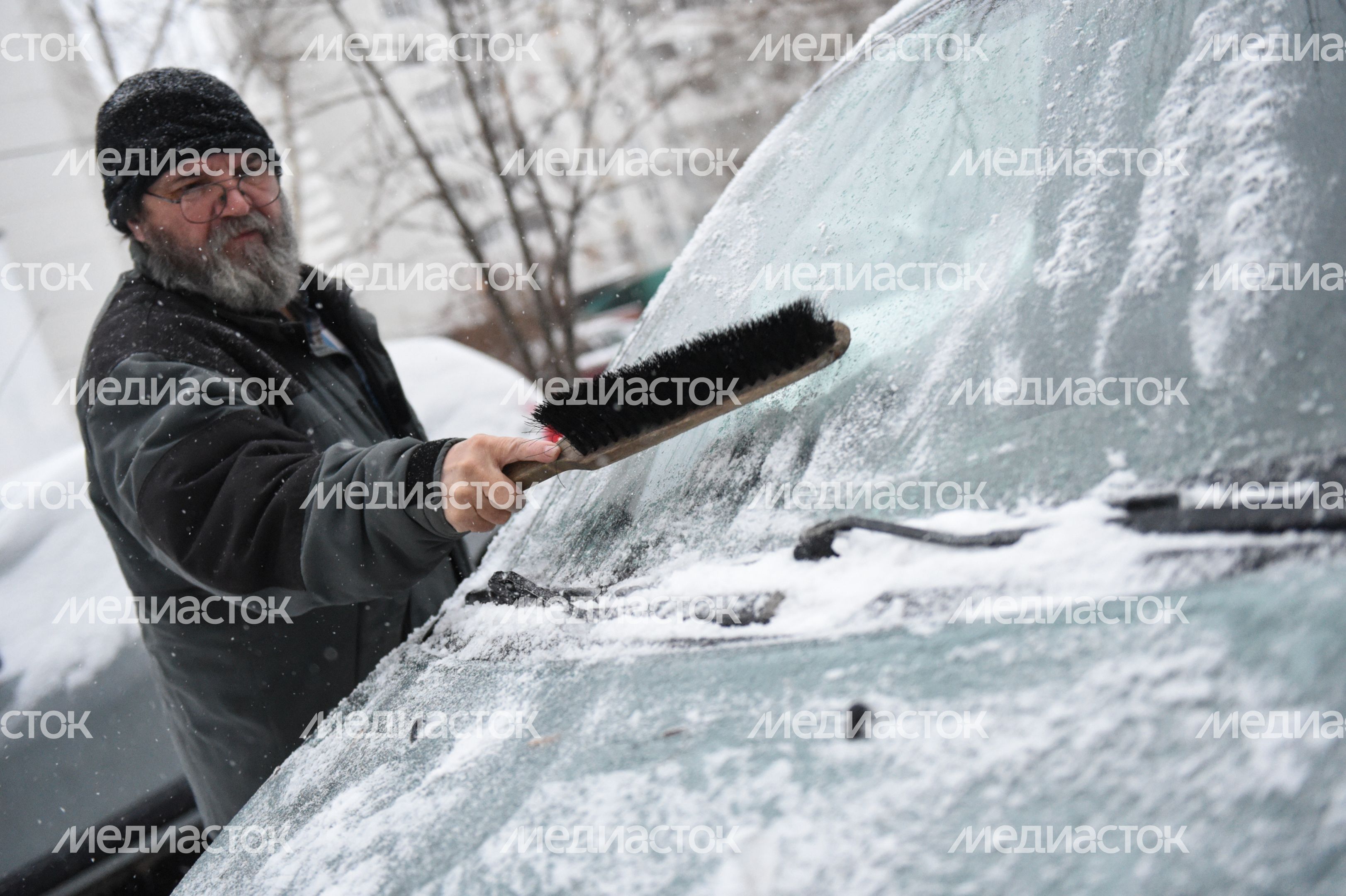 Снегопад в Москве