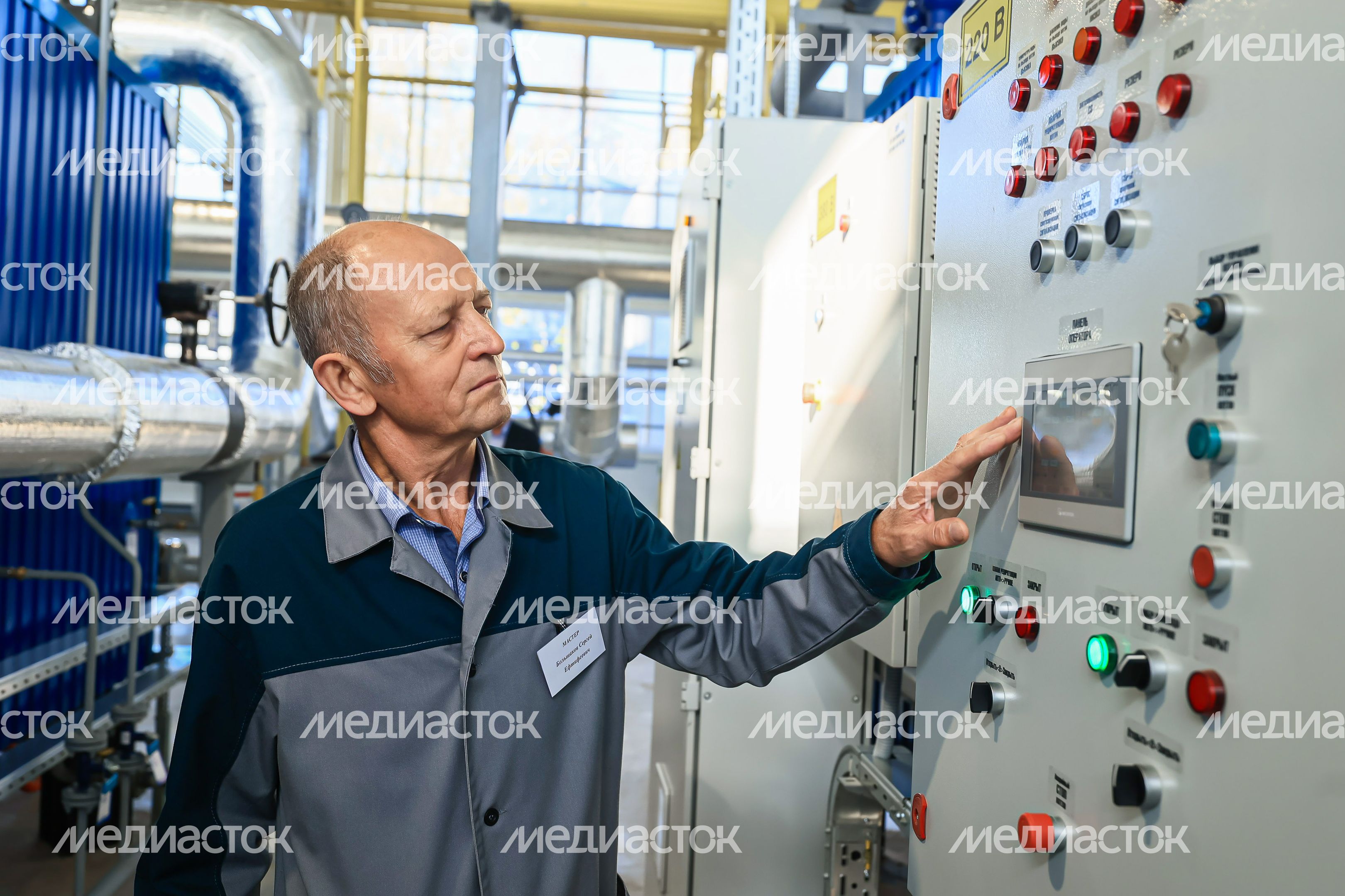 Осмотр новой котельной и реконструируемого участка теплосети в Королеве Губернатором Подмосковья
