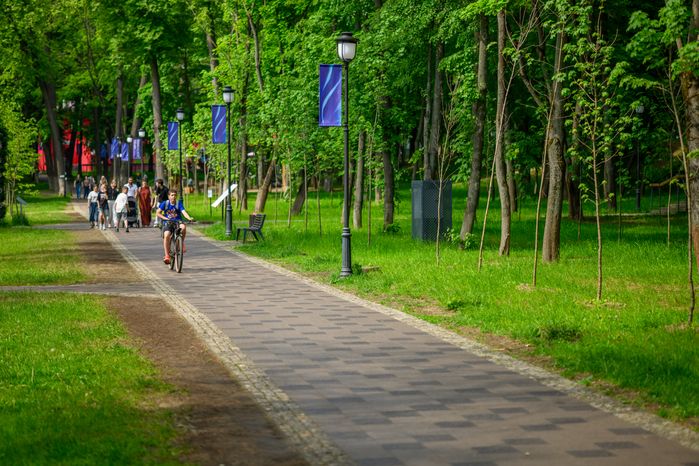 Раменский городской парк культуры и отдыха летом