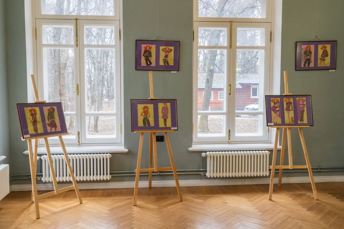 Выставка Н. Вахмистровой «Модный эскиз. Линия и цвет» в Усадьбе Знаменское-Губайлово