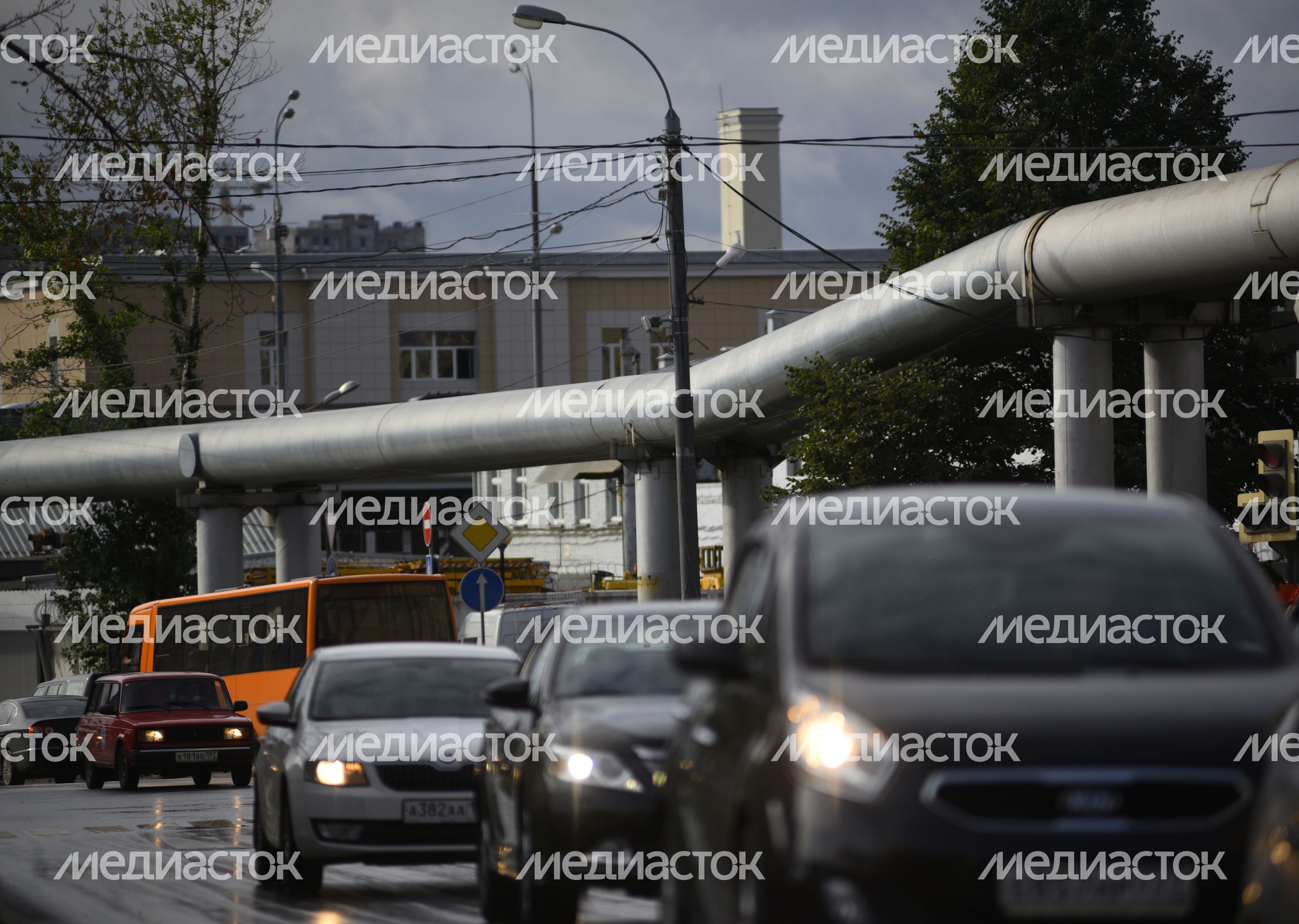 Автомобильное движение в Москве