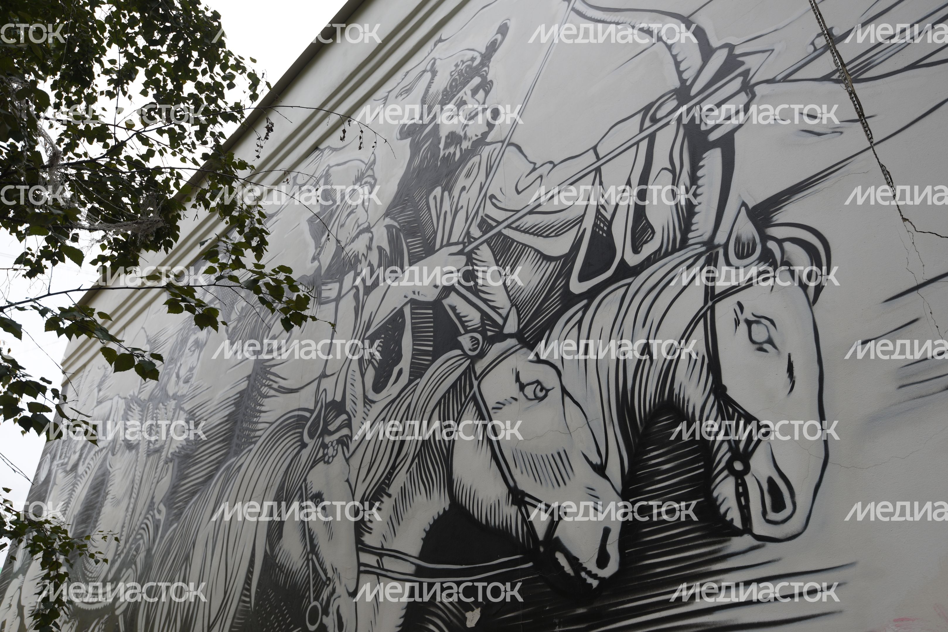 Граффити на улицах Москвы