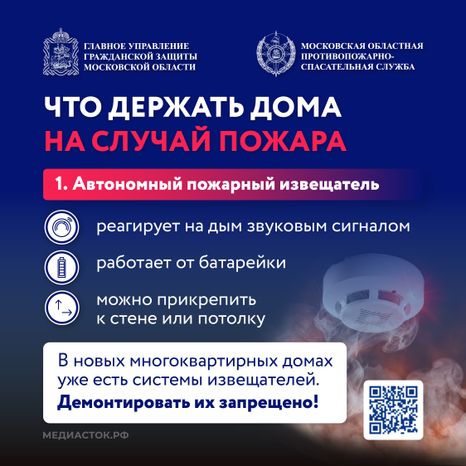 Что держать дома на случай пожара квадрат 01