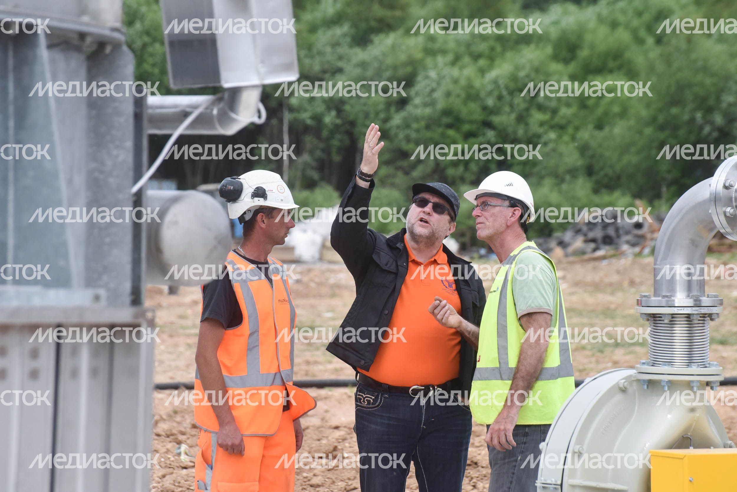 Запуск факельной установки для дегазации в тестовом режиме на полигоне «Ядрово»