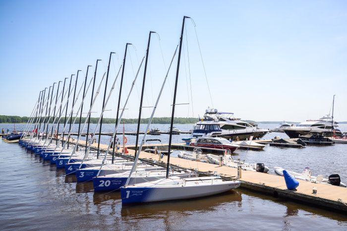 Регата на Пестовском водохранилище в Мытищах