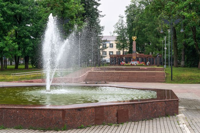 Площадь Партизан в Рузе